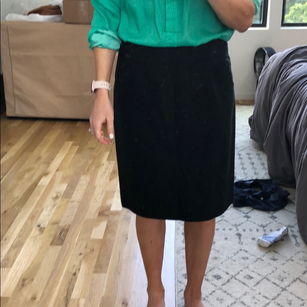 Black pencil skirt